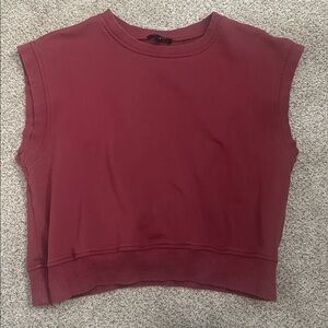 Papermoon Maroon Sleeveless Top